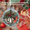 Bell Stained Glass Orament Small Bell Suncatcher Window Christmas Tree Hanging Ornaments for Christmas Home Decor