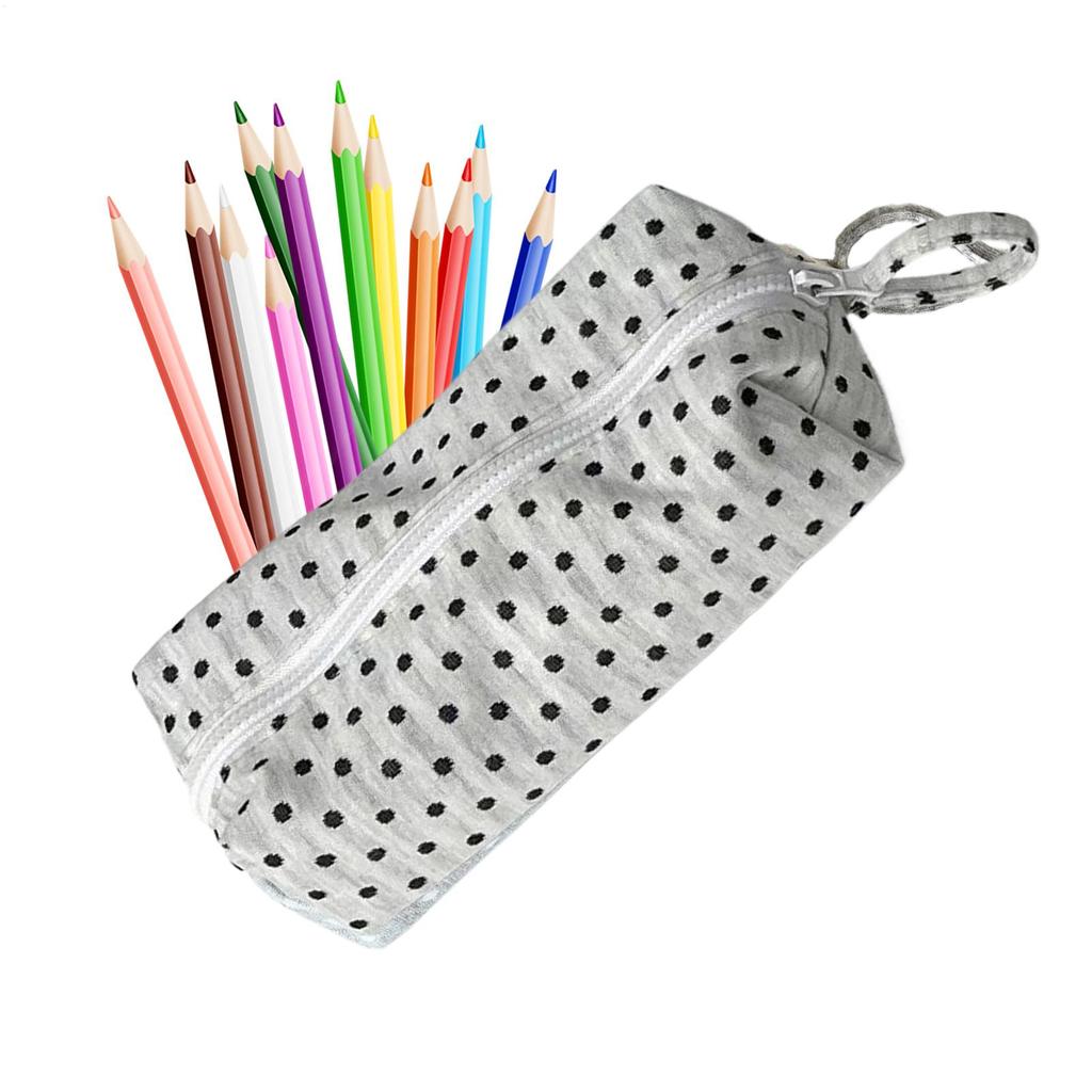 Pencil Bag Multifunctional Dot Design Pencil Case Large Capacity Stationery Pouch Stationery Organizer Bags Back To School