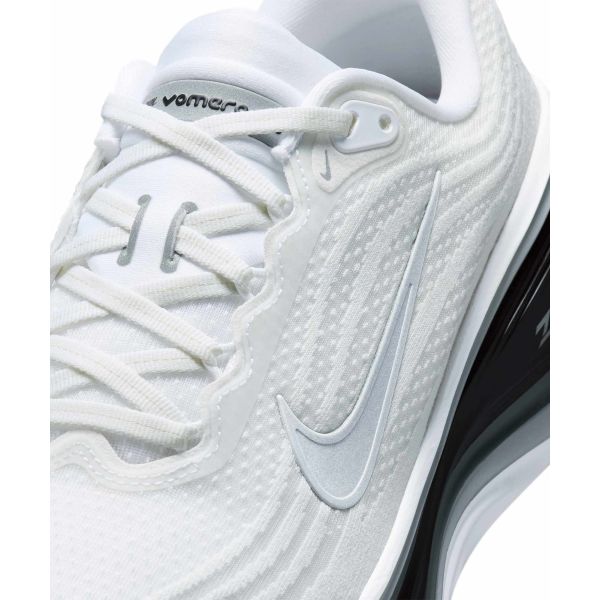 Nike Vomero Plus לבן שחור אפור קריר נעלי סניקרס לגברים כסף מתכתי II7181-102