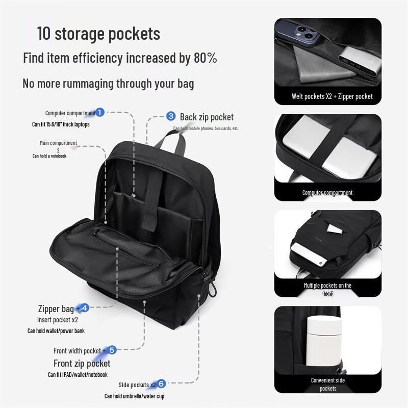 GOLF Lightweight 15.6-16 Inch Laptop Backpack