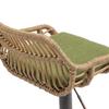 The Modern Bar Stool Set Consists of Two Adjustable Footstools, Suitable for Kitchens and Dining Rooms