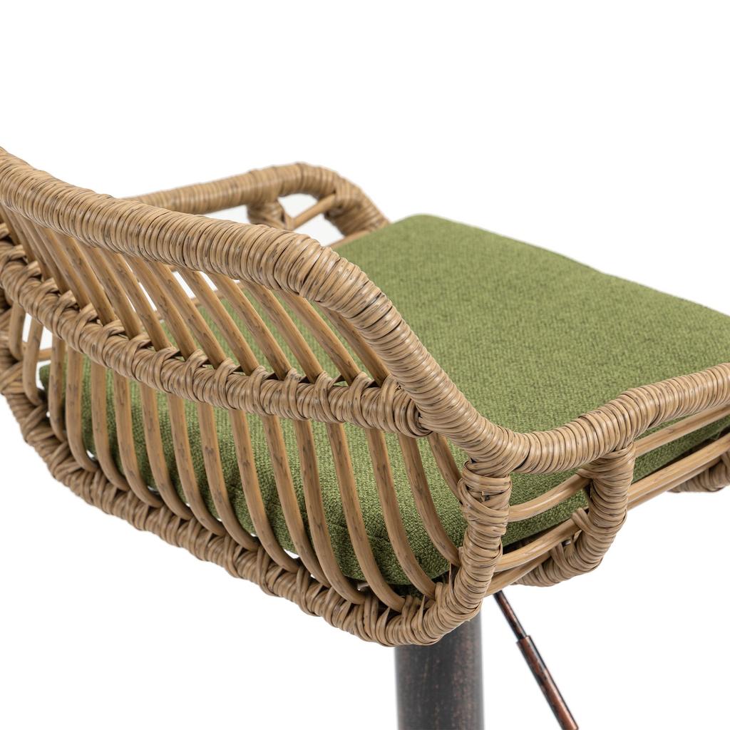 The Modern Bar Stool Set Consists of Two Adjustable Footstools, Suitable for Kitchens and Dining Rooms