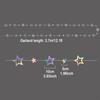 3.7M 12.1ft Paper Silver Star Garland Room Hanging Decoration Birthday Party Decoration BannerAdult Graduation New Year Decor 5