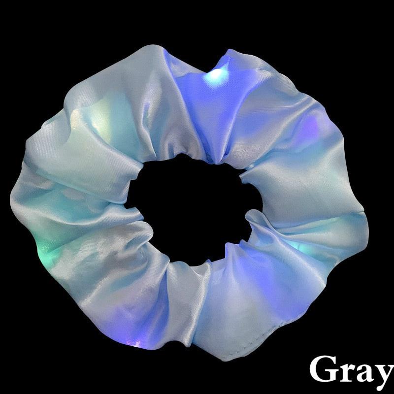 LED Large Intestine Hair Ring Nightclub Bar Dance Club Luminous Hair Accessories