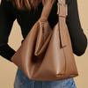 Taška z pravej kože Mäkká kožená dámska taška Veľkokapacitná kožená taška cez rameno Tote taška Jednoduchá crossbody taška