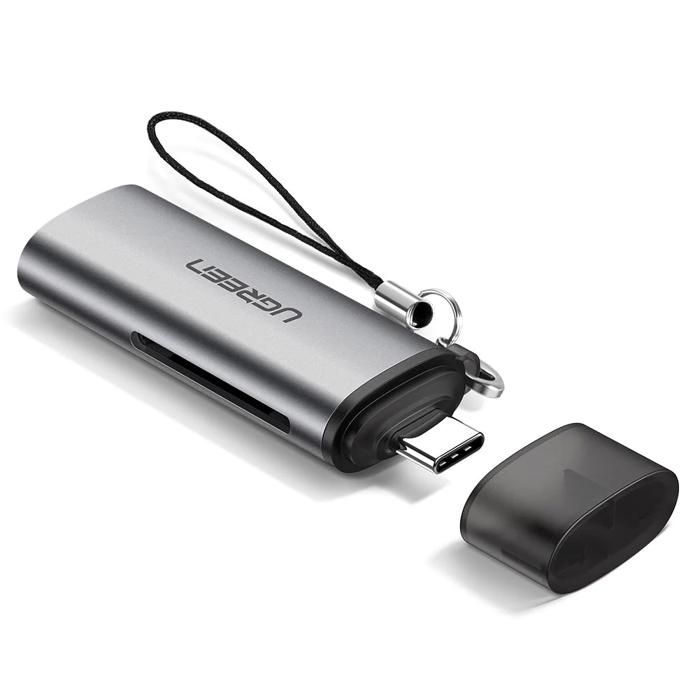 UGREEN USB C Lecteur de Cartes SD Micro SD TF SDXC SDHC Card Reader en Aluminium Compatible avec Mac