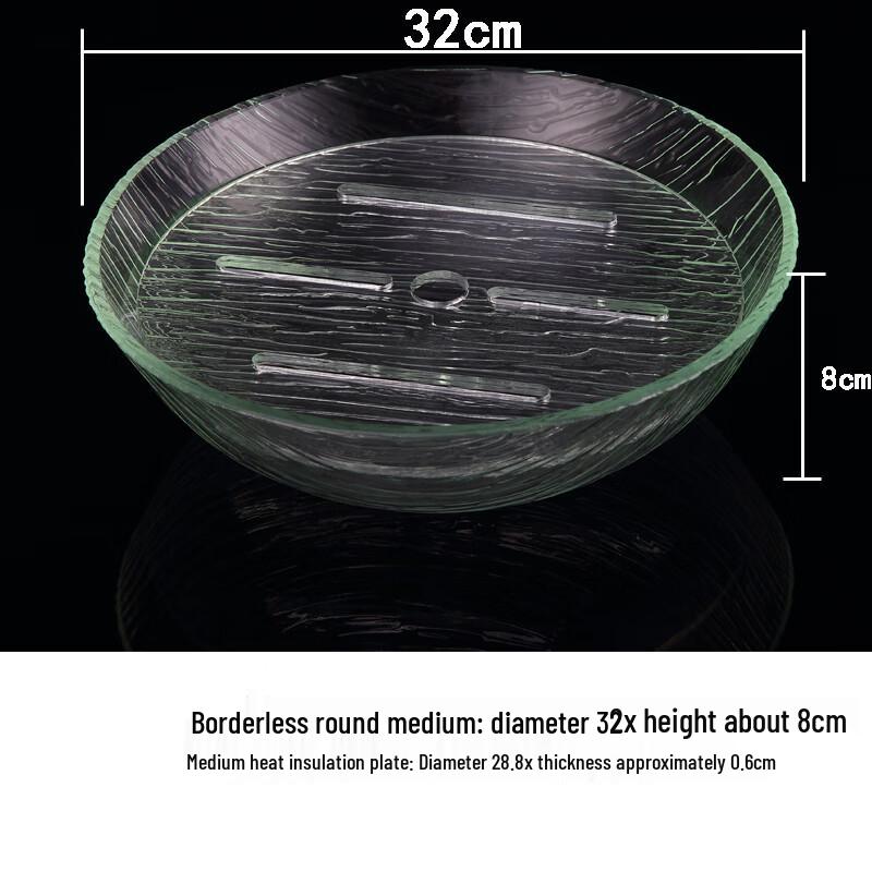 Handon Acrylic Round Chilled Serving Platter