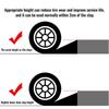 3cm 5cm 8cm Plastic PVC Road S-lope Ramp Pad Portable Car Step UphillTriangle Mat Curb Garage Ramp Non Slip Flooring Ramp Amagi