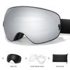 Outdoor Sport Snow Ski Goggles Double Layers Sponge Anti-fog Glasses UV400 Snowboard Snowmobile Eyewear Winter Cycling Christmas