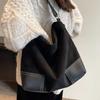 Suede Trendy Versatile Tote Bags for Women Shoulder Bag Large Capacity Shopping Bags Class Bag for Girl Designer Bag Bolso Mujer