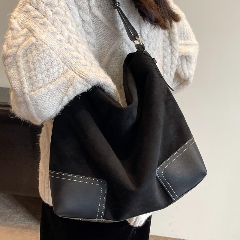 Suede Trendy Versatile Tote Bags for Women Shoulder Bag Large Capacity Shopping Bags Class Bag for Girl Designer Bag Bolso Mujer