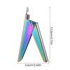 Stainless Steel Colorful Nail Clipper Scissors U-Shaped Manicure Nail Molding Tool Adjustable Angle To Trim Nail Shape False Acr
