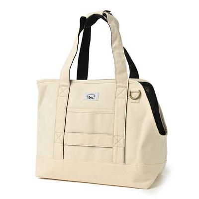 ENTRAMBI Dog Cat Carrier Bag Pet Carrier Pet Bag Small Dog Shoulder Tote Bag Shoulder Bag Stylish Cute Soft Pet Carrier Case X Face-Out Off-White