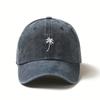 1pc Rerto Washed Embroidery Baseball Caps for Women,outdoor Leisure Adjustable Drawstring Closure,Perfect for Outdoor Activities