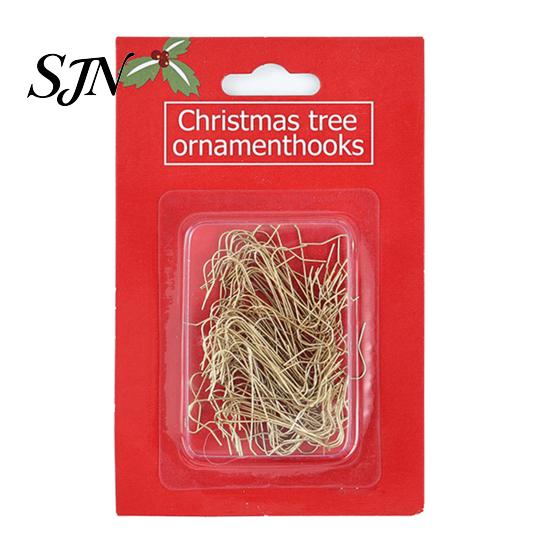 Holiday Tree Decoration Supplies 100 Pcs Christmas Ornament Hooks, Metal S-Shaped Hangers, S-shaped Hangers Hooks for Baubles Balls, Lanterns,