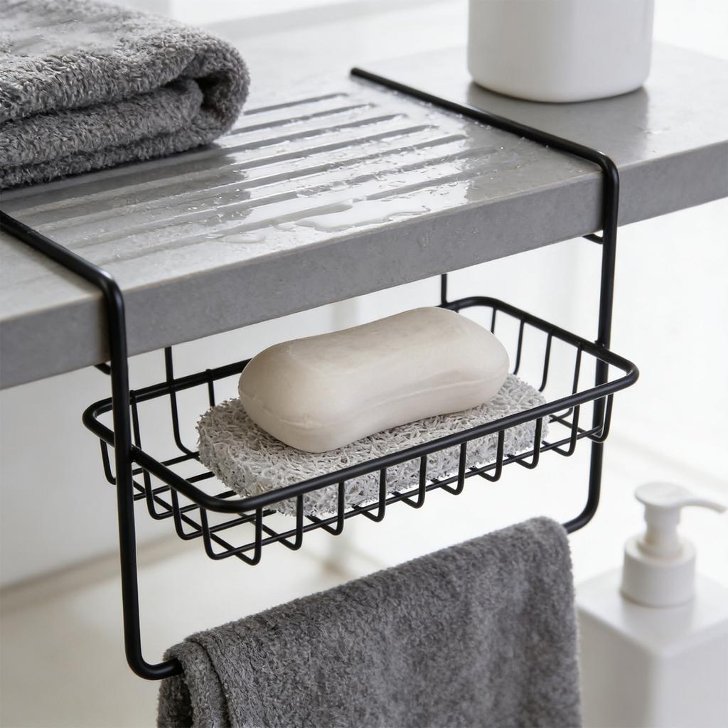 4 Pack Drainable Soap Dish Mat - Quick-Drying Mesh Soap Holder, Non- Design Soap Pad, Keep Bar Soap Dry & Prevent Softening, Ideal For Bathroom Kitch