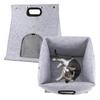 Multi-functional Pet Bed Felt Puppy Cat Washable Collapsible Cat Bed House Outdoor Pet Bag Breathable Mesh Four Seasons