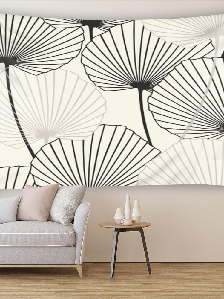 

Простой и свежий настенный гобелен с листьями, художественное украшение, одеяло, занавеска, подвесной домашний декор для спальни, гостиной, гобелен 100X75CM