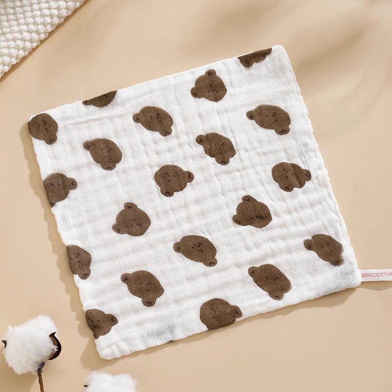 Six-Layer Pure Cotton Baby Bib & Towel Set