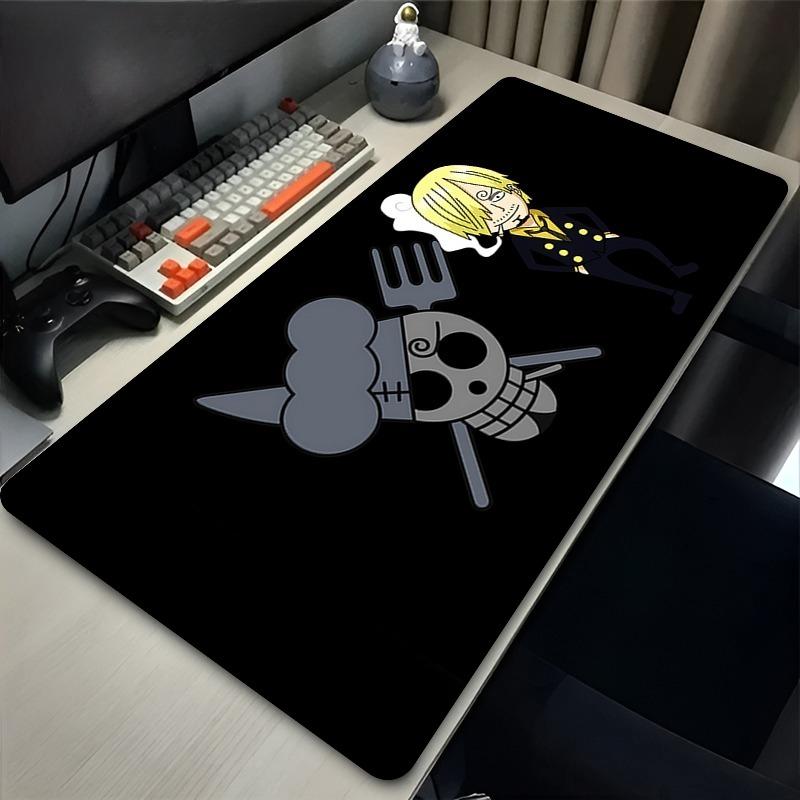 Nami and Straw Hat Pirates Jolly Roger Large Gaming Mouse Pad Waterproof Nonslip