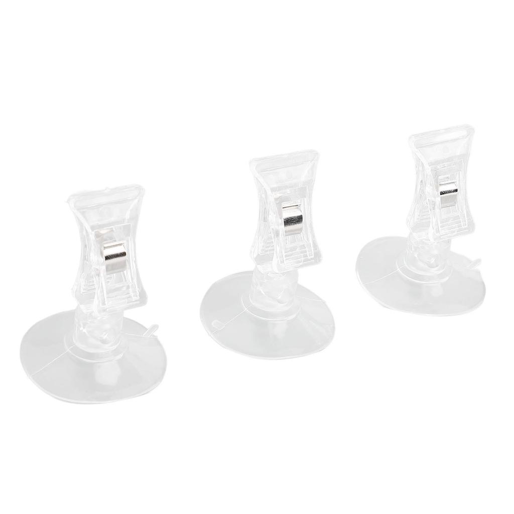 8pcs Suction Cup Clips Suction Cup Clamp Holder Advertising Suction Cup Clip for Nail Salon Supermarket Home Bathroom