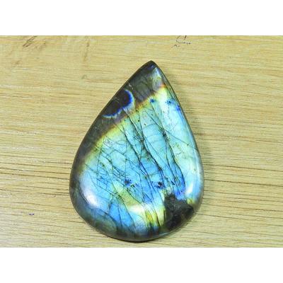 36X54X7MM Labradorite Naturelle Poire Cristal Cabochon Pierre Précieuse Libre 121 Cts. SK-3298