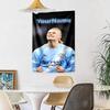 Haaland Custom Your Name Wall Decor Tapestry Art For Pet Memorial Birthdaywedding Party Backdrop Family Gift