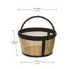 Kaffeefilterkorb Edelstahl-Gewebe Nylon Kaffeefiltermaschine Wiederverwendbar Tee Kaffee Filter Sieb Kaffee Zubehör