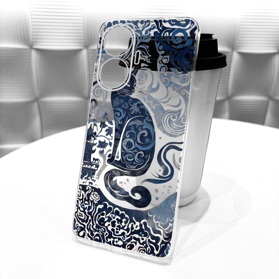 For Realme C55 Case RMX3710 New Luxury Painted Cover Clear Silicone Case For Realme Narzo N55 C 55 RealmeC55 NarzoN55 Soft Shell