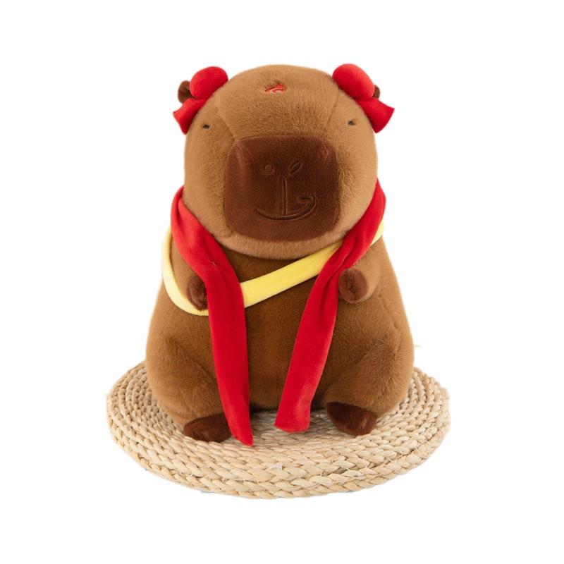 Qiankun Circle Nezha Capybara Plush Doll Plush Toy Kapibara Children's Gift Cute Ugly Cute Baby