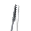 5pcs Silver Ice Tongs Stainless Steel Kitchen Tongs Professional Bar Tongs  Bar