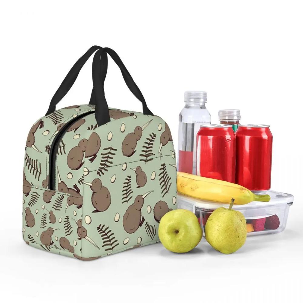Kiwi Bird Insulated Lunch Bag for Women Office Cooler Thermal Food Box Tote Portable Lunch Boxes Container