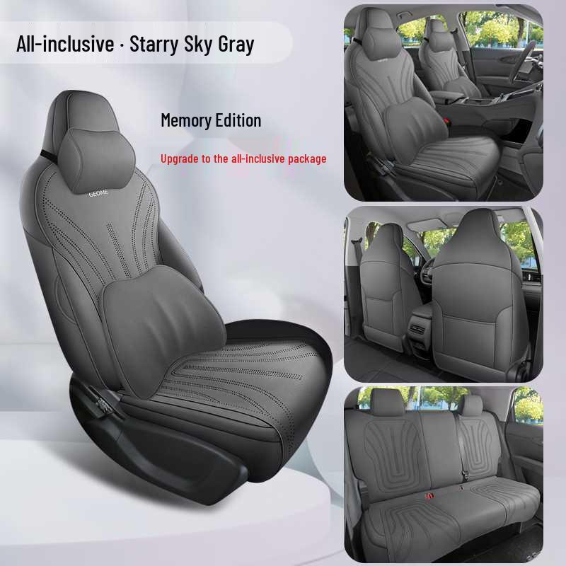 Star Wish 2625 Universal Perforated Leather Seat Cover - Full Coverage, Breathable, Four Seasons Use