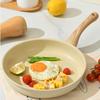 Nonstick Frying Pan Skillet with Lid Omelet Pan PFOA/PFAS/PTFE Free Egg Pan Heat Resistant Handle for Eggs & Omelets
