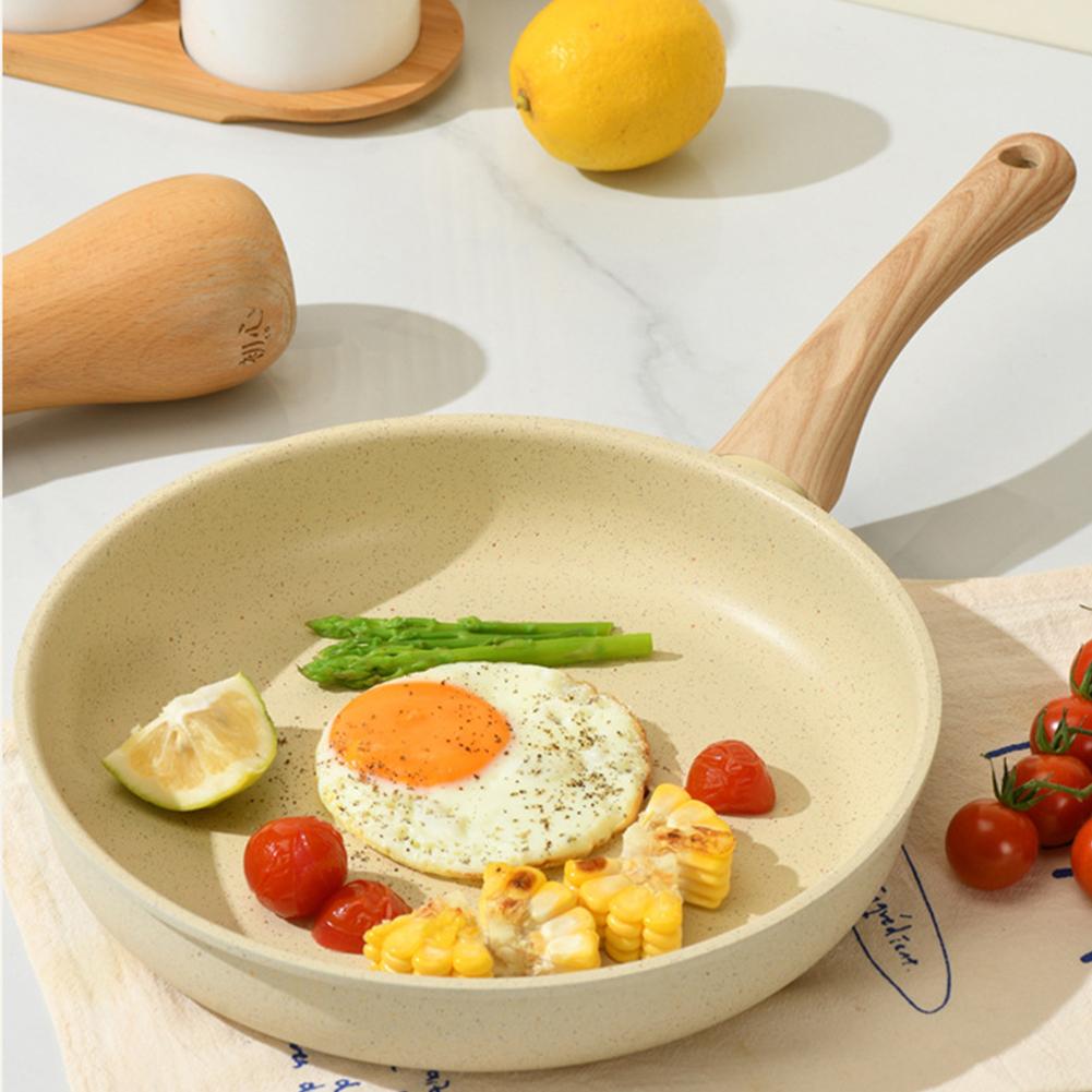 Nonstick Frying Pan Skillet with Lid Omelet Pan PFOA/PFAS/PTFE Free Egg Pan Heat Resistant Handle for Eggs & Omelets