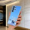 B-Beyond Journey F-Frieren And Fern Clear Soft Silicone Phone Case forSamsung S25, S24, S21, S22, S23, S30, Ultra, S20, Plus