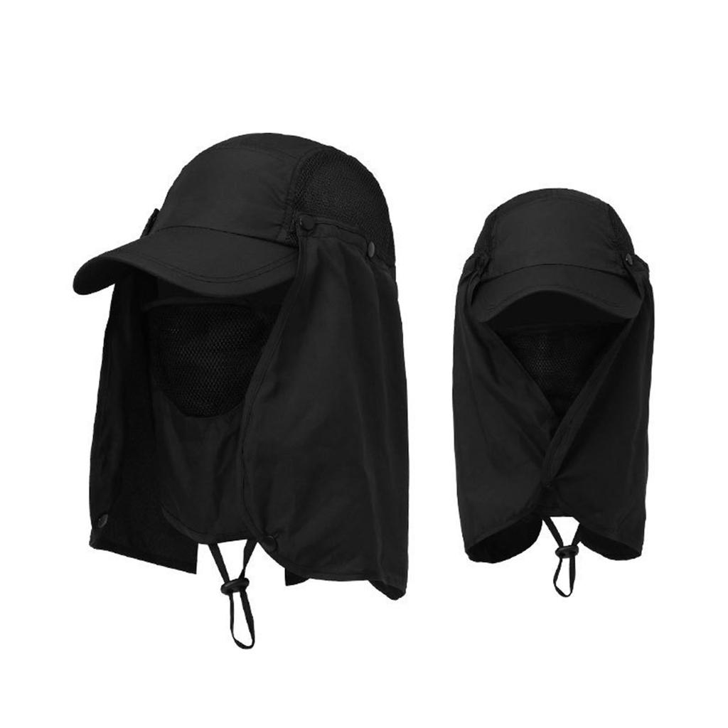 Men's and Women's Anti-dust and Mosquito Curtain Baseball Cap Women's Sun Protection Hiking Hat Casual Duckbill Cap