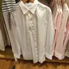 1116 Summer Women's Shirt Long Sleeve Shirt Solid Color Loose Casual Thin Jacket Air Conditioning Shirt 169111