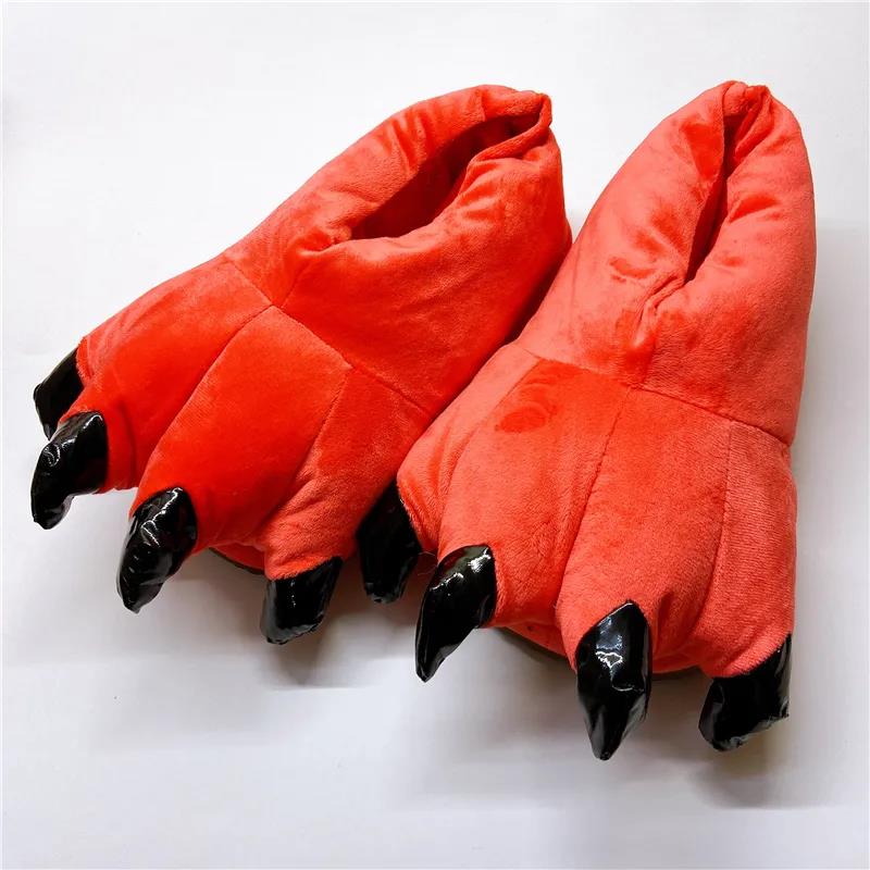 Осенне-зимняя хлопковая обувь с рисунком лапы динозавра — фото 10