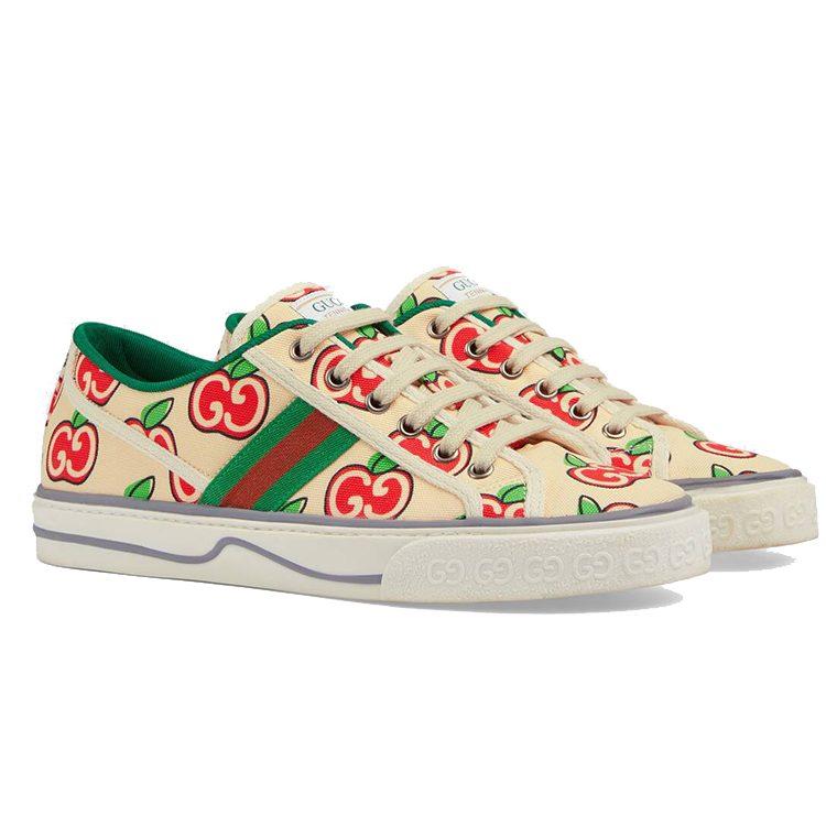 Gucci Wmns Tennis 1977 'GG Apple Print' Women's 606110 H2C10 9270
