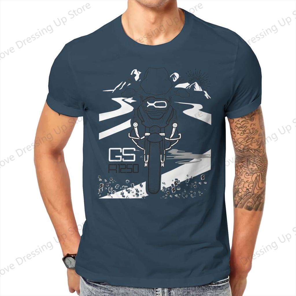 Gs Motorcycle 1250 R 1250 Tshirt Graphic Unisex Tops Vintage Homme Summer Cotton Clothes Harajuku T Shirt