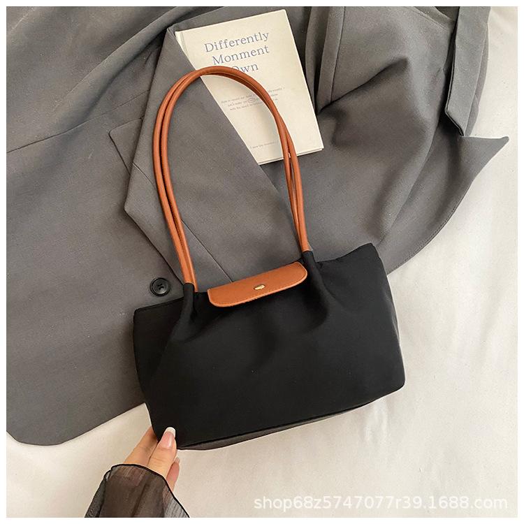 Niche Design Simple Commuter Tote Bag Women's 2025 Summer New Large-capacity Korean Version Ins Casual Shoulder Bag