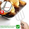 Stainless Steel Four Needle Turkey Fork Lamb Leg Skewer Barbecue Fork Steak Fork BBQ Outdoor Barbecue Tool
