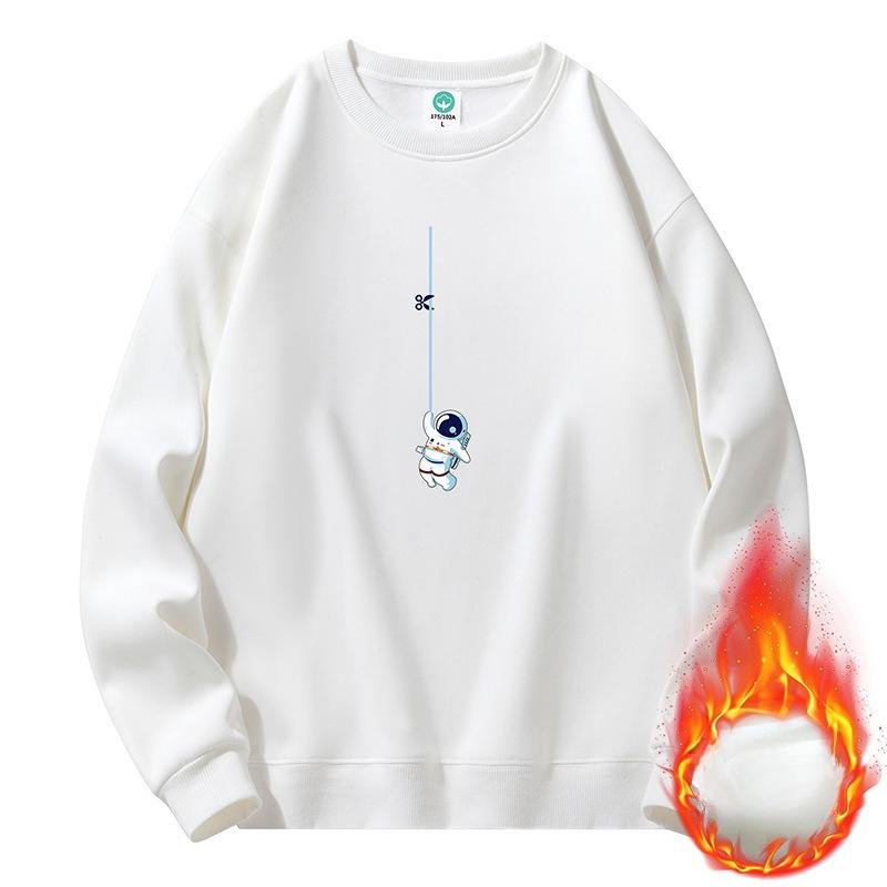 BFCCQB Men's Fashion Long Sleeve Casual Solid Color Print Autumn Winter Hoodie