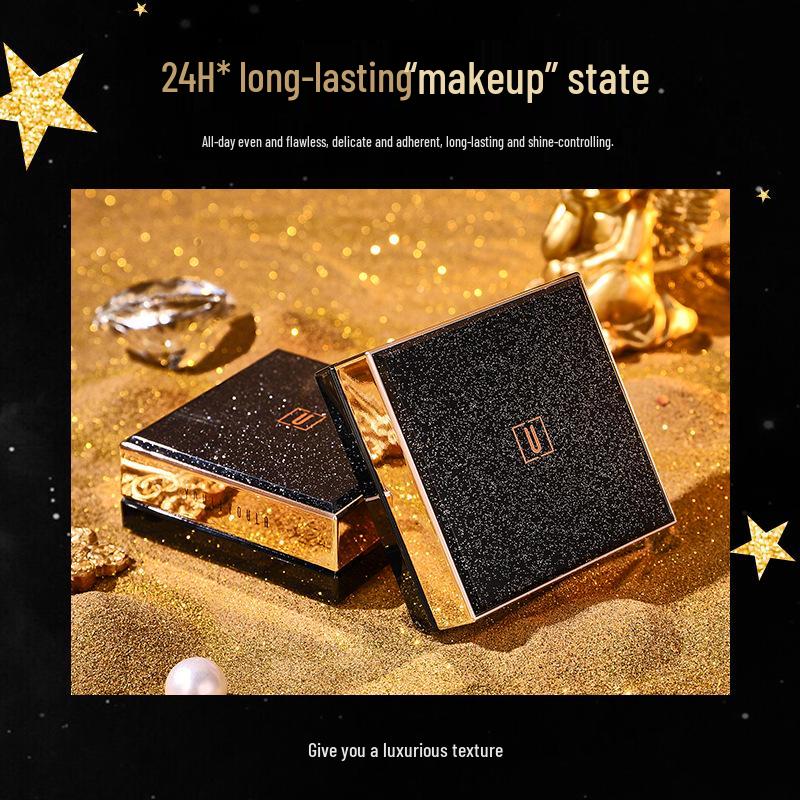 Lightweight Black Truffle Hydrating Cushion BB & CC Cream for Firming, Nourishing, Concealing & Contouring
