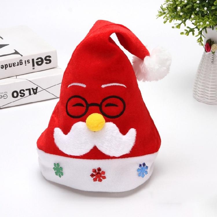 Christmas Hat Santa Hat Xmas Holiday Hat Unisex Golden Velvet Comfort Hats