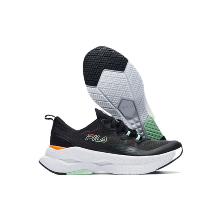 Fila Heritage-FHT Sports Low-Top Running Shoes Women Sneaker Black A12W132211FBK