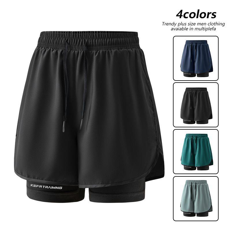2026 Dual-Layer Men's Shorts: Sports, Running, Beach, Fitness