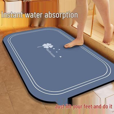 Four-Leaf Clover Quick-Dry Non-Slip Bathroom Mat