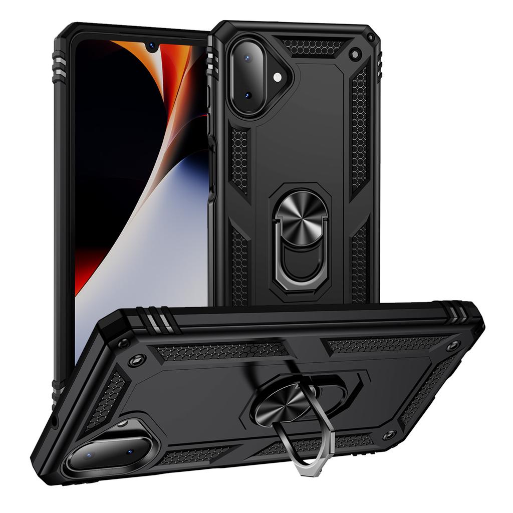 For Samsung Galaxy A07 4G Case PC+TPU Phone Cover with Kickstand